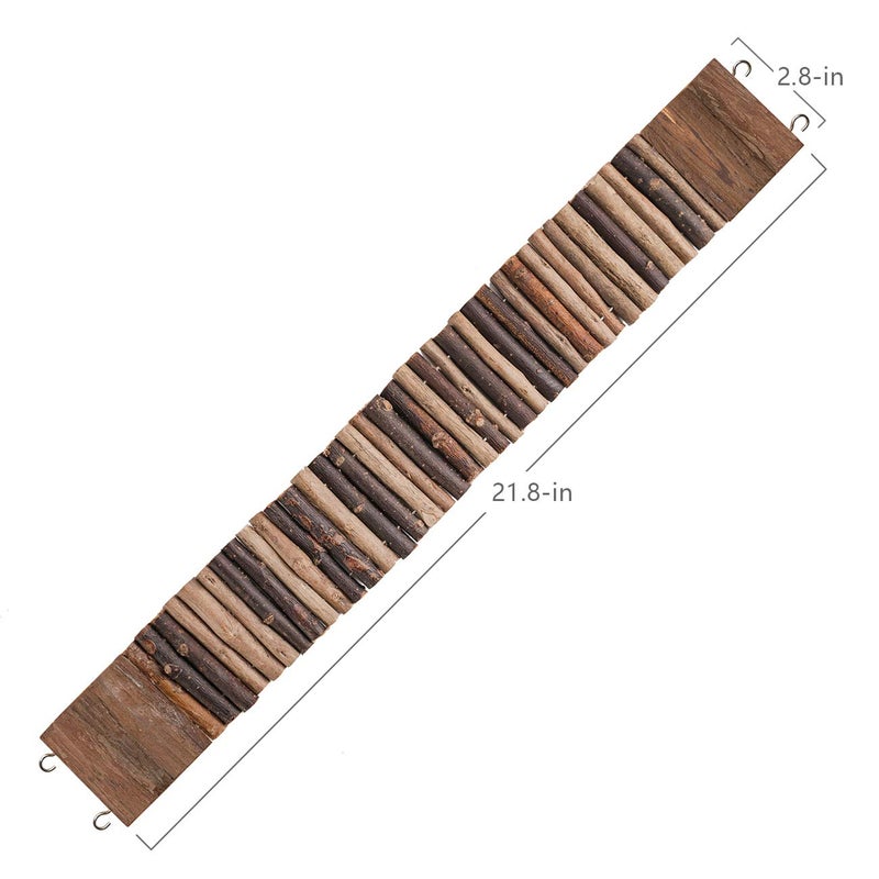 Niteangel Hamster Suspension Bridge Toy - Long Climbing Ladder for Dwarf Syrian Hamster Mice Mouse Gerbils and Other Small Animals (21.8" L x 2.8" W) - Image 5